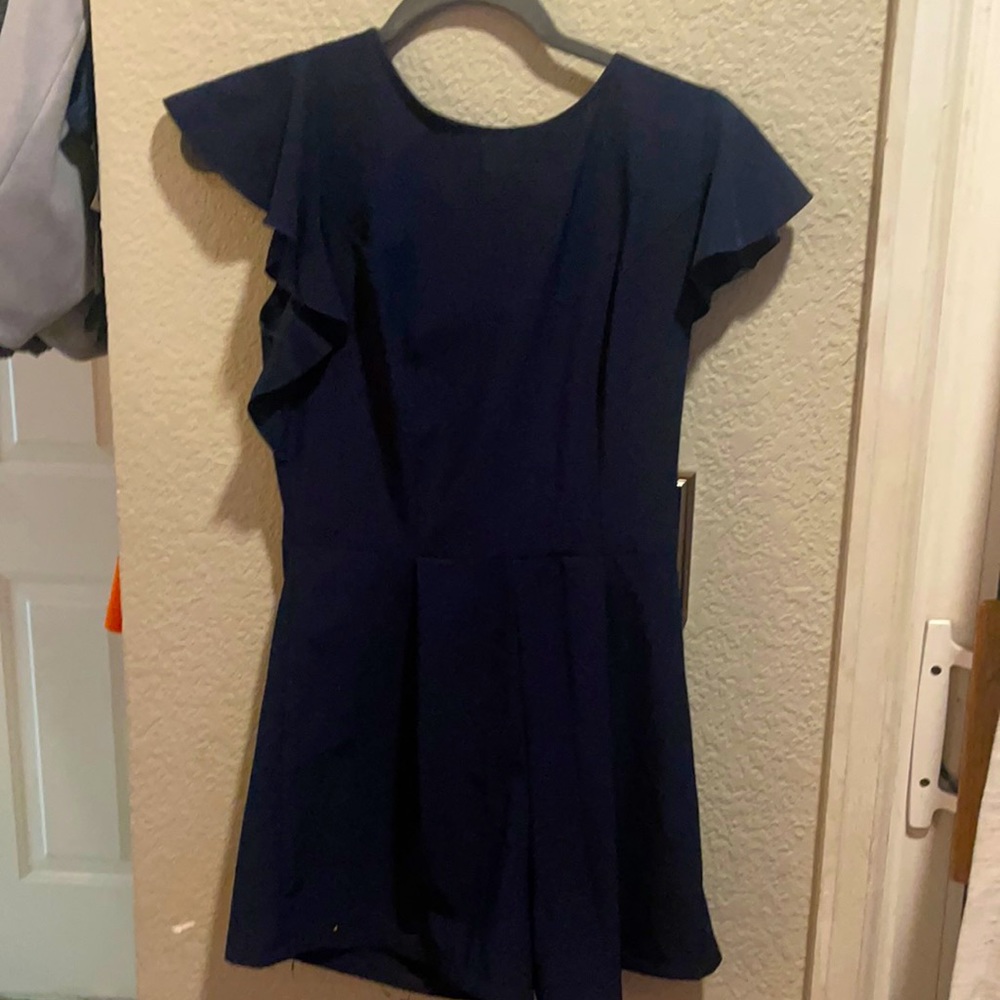 Dark blue romper (short)
